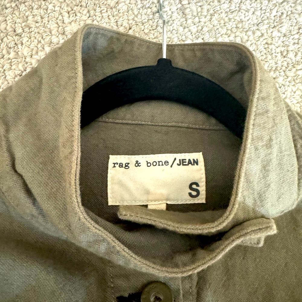 Rag And Bone Army Green Chamberlain Military-Styl… - image 4